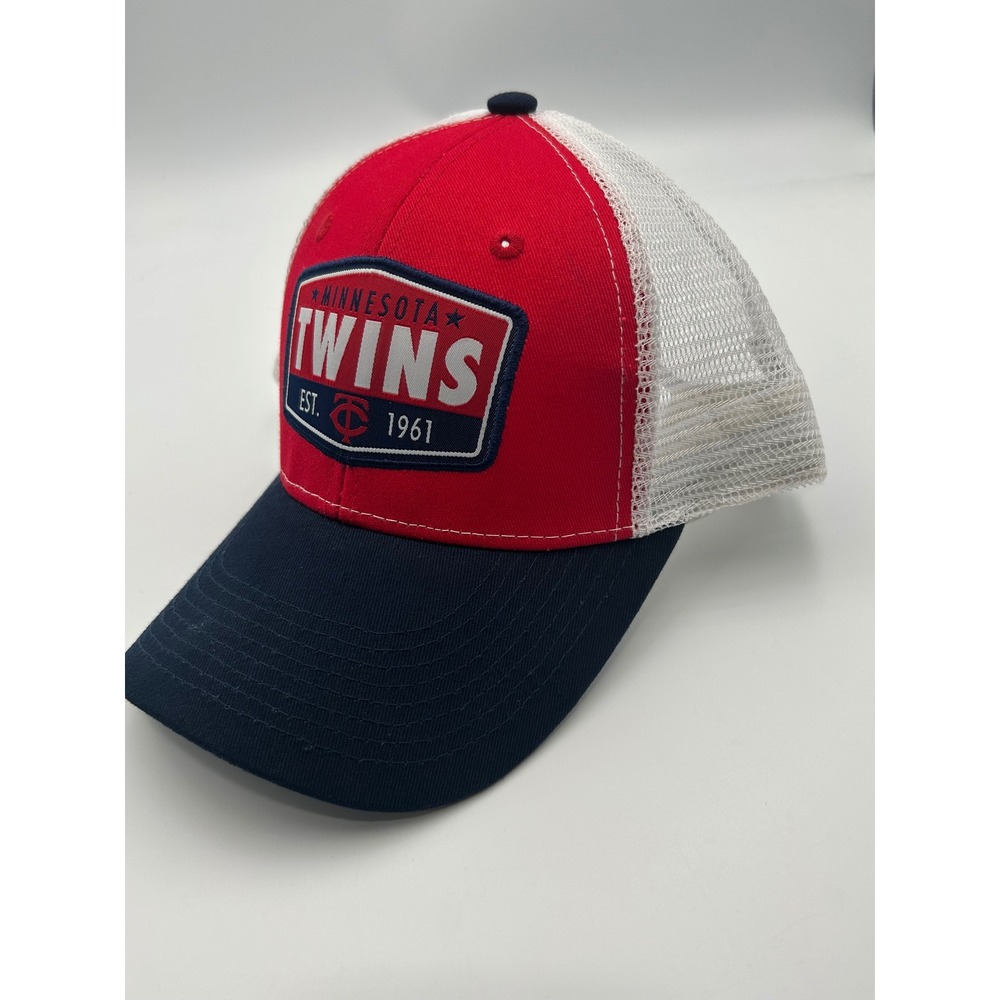 Minnesota Twins MLB Trucker Hat Red Navy White Snapback DQ Dairy Queen Cap